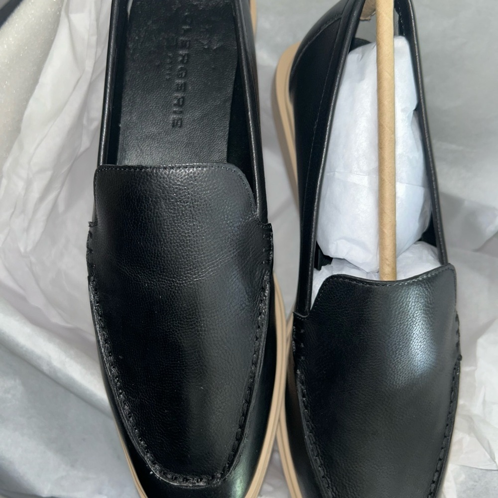 Robert Clergerie Black Leather Loafers